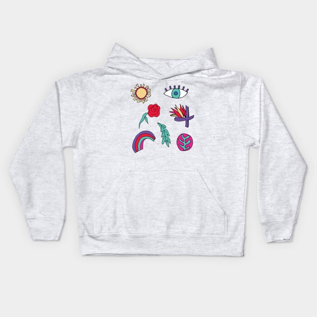 Essential elements Kids Hoodie by Kika Lievano